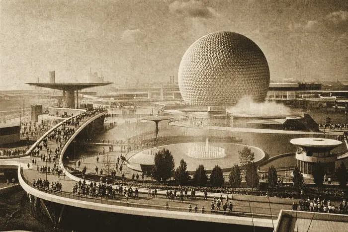Period archival image accompanying the The Gazette front page — The World Comes to Montreal