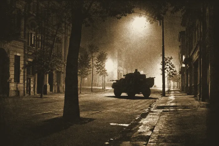 Period archival image accompanying the The Montreal Star front page — War Measures in Peacetime